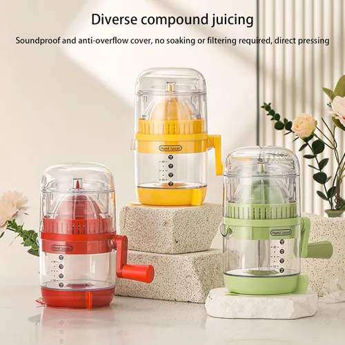 Vista 6 de Exprimidor manual de cítricos Extractor de jugos de mano con exprimidor de agarre cómodo para limón y naranjas, herramienta de cocina
