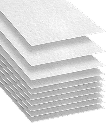 Vista 2 de Hojas de papel de lienzo, de 8.5" x 11", en yeso imprimibles a inyección de tinta