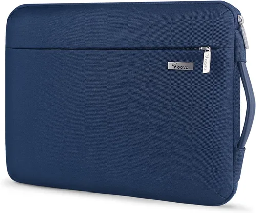 Vista 10 de Voova Funda para laptop de 13 pulgadas con asa, protección de 360°, impermeable, delgada, compatible con MacBook Air 13 M1/M2/M3/M4 2020-2024