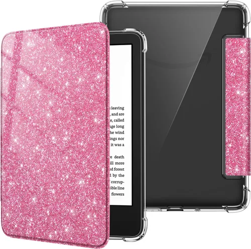 Vista 22 de Fintie - Funda delgada de TPU para Kindle de 6 pulgadas de 11.ª generación 2024/2022, color verde agave Ultra Clear Transparent Soft TPU Back