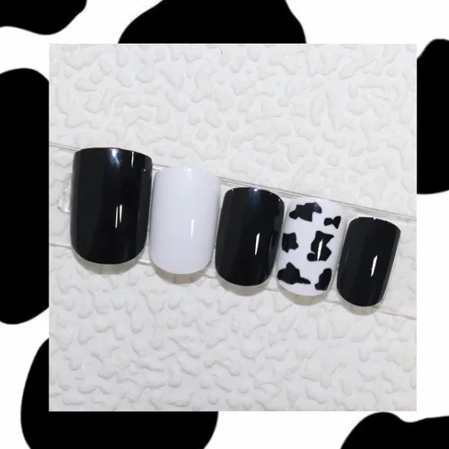 Vista 3 de BABALAL Uñas con diseño, de uñas con pegamento para mujeres y niñas