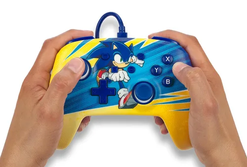 Vista 4 de PowerA Enhanced Wired Controller for Nintendo Switch - Sonic Boost
