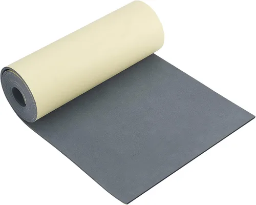 Vista 23 de BENECREAT Rollo de espuma EVA autoadhesivo de 0.039 in de grosor, 78.7 x 11.8 pulgadas, hoja acolchada de espuma negra para proteger muebles