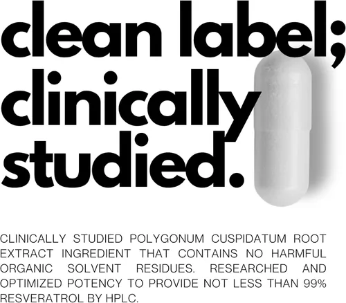 Vista 4 de FOLIUS LABS Cápsulas de resveratrol de ultra alta pureza - 99% Trans-Resveratrol - Extracto de Knotweed japonés - Apoya la inmunidad, apoya