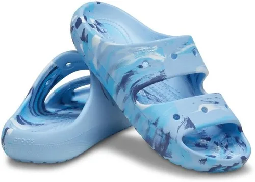Vista 4 de Crocs Sandalias clásicas unisex para adultos con diseño marmoleado