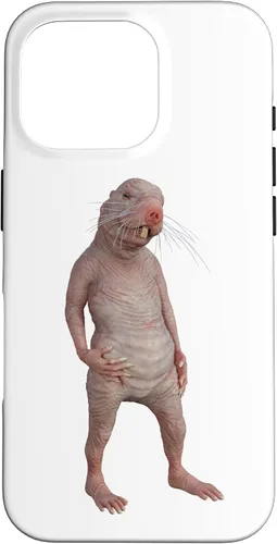Vista 20 de Live Weird - Carcasa para iPhone 17, diseño de ratas topos desnudas