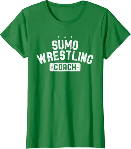 Vista 43 de Camiseta vintage de lucha libre Sumo Entrenador de lucha libre, Negro, S