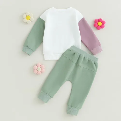 Vista 8 de Thorn Tree Ropa de bebé recién nacido, traje de algodón, lindo bebé y niño, ropa de juego de arcoíris