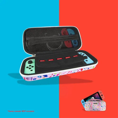 Vista 4 de Sonix x Barbie Carrying Case for Nintendo Switch 1, Protective Travel Case Barbie Dream Closet