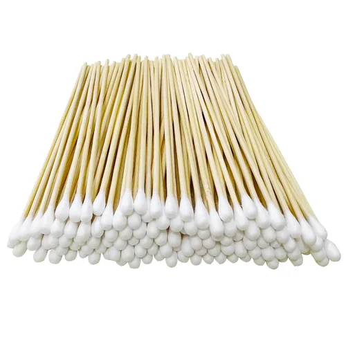 Vista 7 de 1200 hisopos de algodón de precisión con palos de 6 pulgadas de largo para limpieza de armas, maquillaje o mascotas