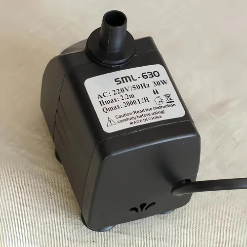 Vista 5 de Bomba de agua sumergible de 30 W, 550 GPH 7.2 pies de elevación para acuario, fuente de pecera, bomba de agua, fuente ultra silenciosa, bomba