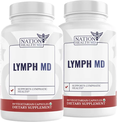 Vista 13 de Lymph MD - Suplemento de drenaje linfático - con bromelina, equinácea, raíz de bardana, diente de león, rutina, algas y más - Soporte del sistema