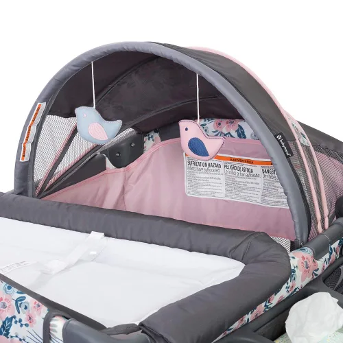 Vista 6 de Baby Trend Deluxe II Nursery Center, Bluebell, 41x47x22 pulgadas (paquete de 1)