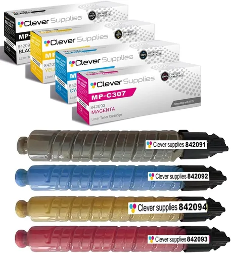 Vista 99 de CS - Cartucho de tóner compatible para Ricoh C220 406046 Color negro láser Aficio SP C220 Aficio SP C220A Aficio SP C220DN Aficio SP C220N Aficio SP