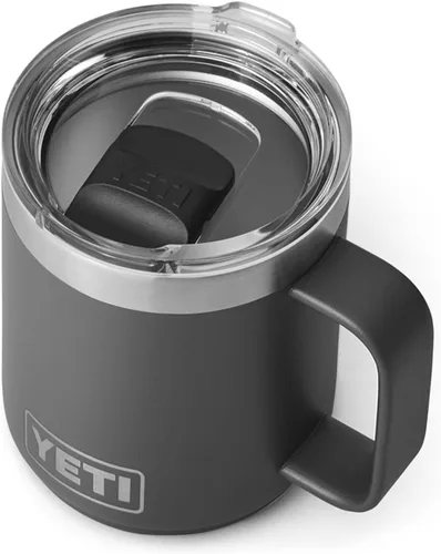 Vista 24 de YETI Rambler - Taza apilable de 10 onzas, aislada al vacío, acero inoxidable con tapa MagSlider, acero inoxidable