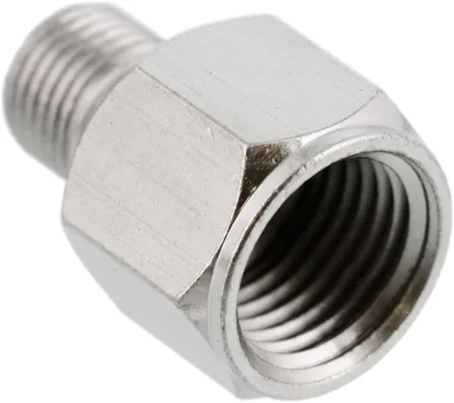 Vista 3 de Master Airbrush Adaptador de aerógrafo macho BSP de 1/4" a 1/4" BSP macho