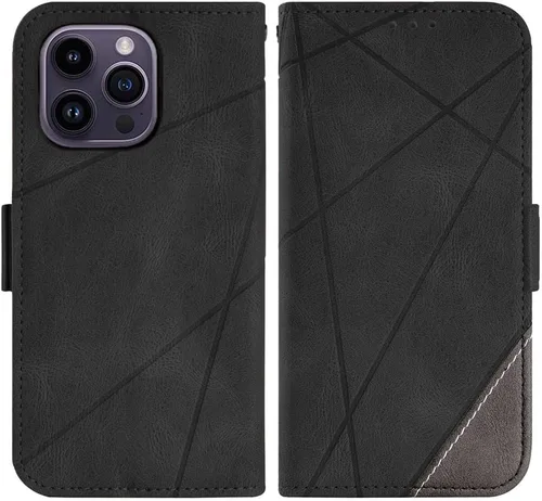 Vista 6 de Asuwish Funda compatible con iPhone 14 Pro Max de 6.7 pulgadas y protector de pantalla de vidrio templado, soporte para ranura para tarjeta