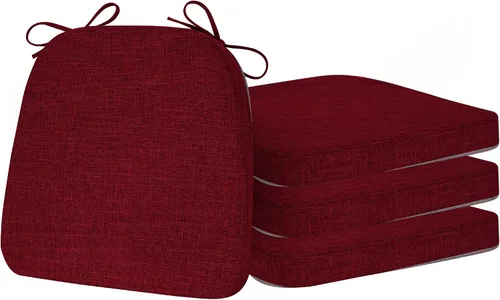 Vista 11 de ELFJOY - Cojines antideslizantes para sillas de comedor, color gris oscuro