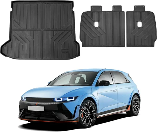 Vista 23 de Powerty - Alfombrilla de maletero para Buick Encore 2013-2022/Chevrolet Trax 2014-2023, accesorios, alfombrillas de carga TPO, forro de carga