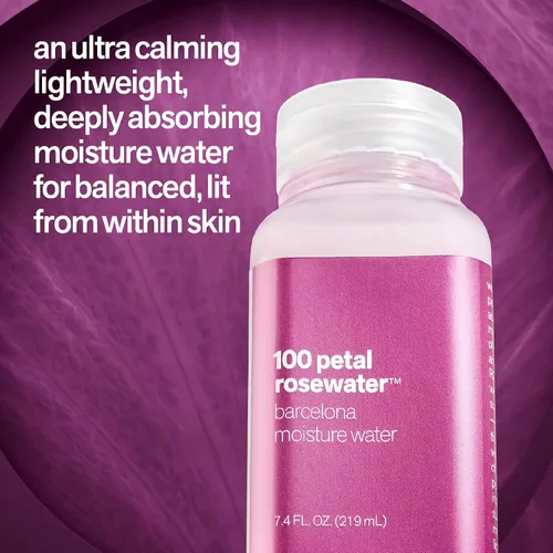 Vista 2 de Facewater 100 pétalos agua de rosas Barcelona Humedad Agua