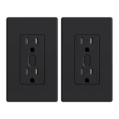 Vista 8 de ELEGRP Enchufe inteligente, toma inteligente de pared compatible con Alexa y Google Assistant, receptáculo inteligente Wi-Fi de 2.4 GHz