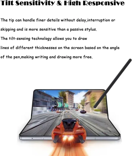 Vista 8 de Galaxy Z Fold 6/5 S Pen Fold Edition para Samsung Galaxy Z Fold 6/5 5G Slim S Pen Galaxy Z Fold 5 Stylus Pen compatible con Samsung Galaxy Z Fold 6