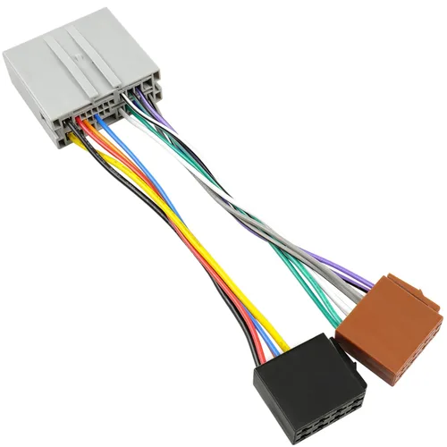 Vista 7 de Juego de cables de arnés de cableado de radio de 24 pines compatible con Ford Mercury Lincoln 2006-2012, adaptador de cable de conector estéreo ISO