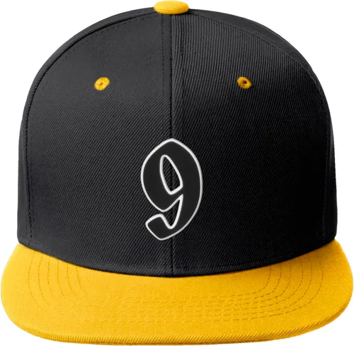 Vista 499 de Daxton Gorra clásica con visera de billete plano con letras del alfabeto inglés antiguo de la A a la Z