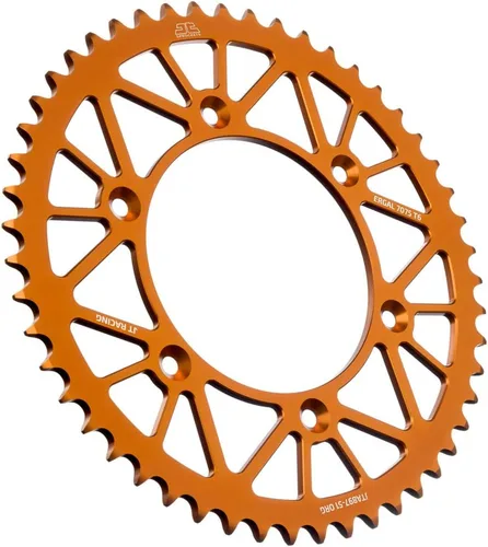 Vista 33 de JT Sprockets JTA897.38BLK - Piñón trasero de aluminio anodizado 7075 T6, color negro