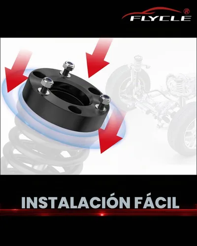 Vista 6 de FLYCLE Kit de elevación de nivelación de 2 pulgadas para Silverado 1500 Sierra 1500 2007-2026, Kit de espaciadores de puntal delantero de 2 pulgadas
