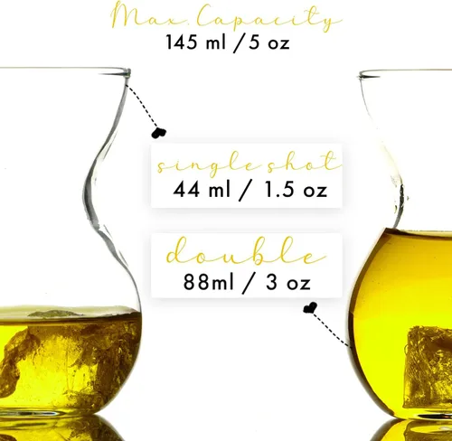 Vista 5 de The Buybox - Vasos de té turco (6 piezas), tazas de té árabe persa y vasos de degustación de whisky (5 oz/4.9 fl oz)