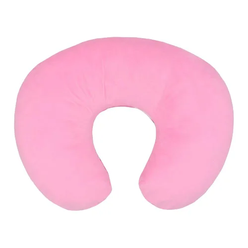 Vista 3 de Funda de almohada de lactancia, funda de lactancia con flores de acuarela para niñas, decoración floral rosa, suave, se adapta perfectamente al bebé