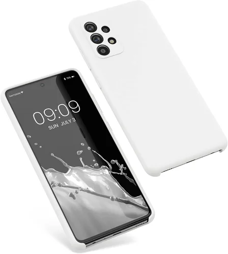 Vista 260 de kwmobile Funda Compatible con Samsung Galaxy A14 5G - Funda de teléfono de TPU y silicona con acabado suave - Verde Lima