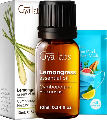Vista 100 de Gya Labs Aceite Esencial de Madera de Agar - 0.34 Fl Oz - para Cabello, Piel, Difusor, Aromaterapia y Fabricación de Velas DIY
