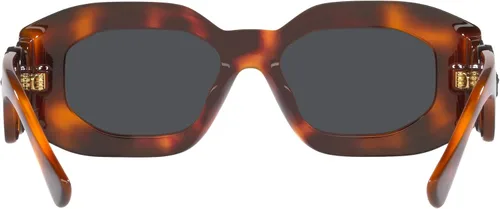 Vista 4 de Versace Man Sunglasses Black Frame, Dark Grey Lenses, 53MM