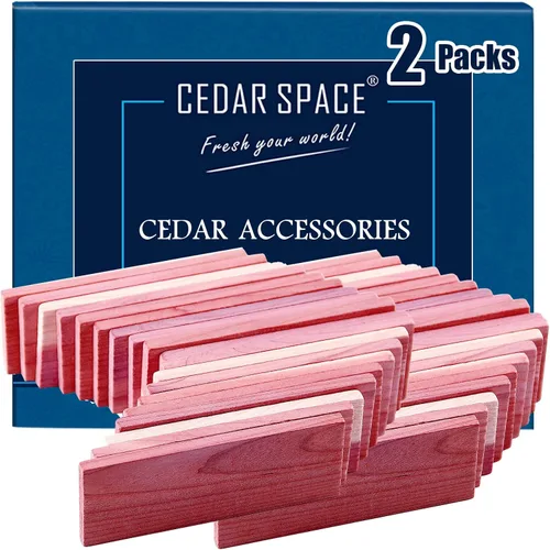 Vista 11 de Cedar Space Bloques de cedro para almacenamiento de armario, bloques de cedro rojo 100% aromático, tablones de cedro, 16 piezas para cajones