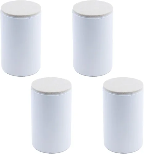 Vista 12 de 2" Elevadores autoadhesivos para cama y muebles, elevadores de muebles con adhesivo para camas, mesas y sillas, elevadores de cama de acero