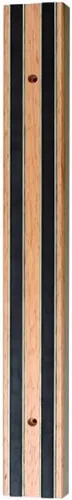 Vista 3 de TrueCraftware -Barra de herramientas magnética de madera de 12 pulgadas con dos tiras magnéticas- Soporte multiusos para cuchillos, tira