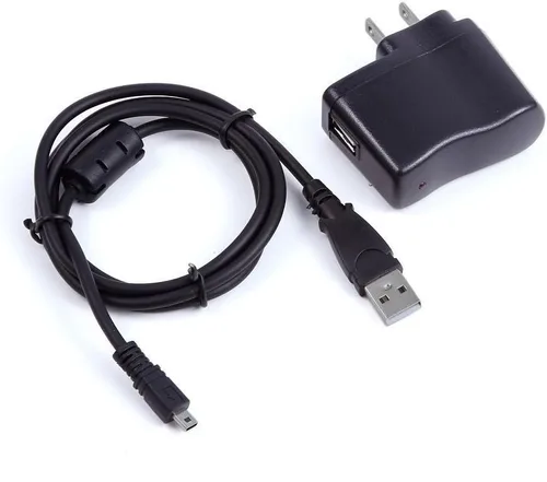 Vista 2 de MaxLLTo® Adaptador de corriente USB AC/DC Cable cargador de batería para Nikon Coolpix S70 S3600