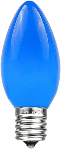 Vista 9 de Novelty Lights Paquete de 25 bombillas de repuesto de cerámica C9 para exteriores Multi