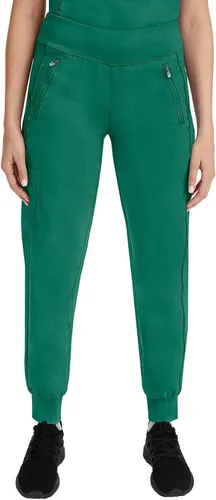 Vista 9 de Healing Hands Pantalón de uniforme médico tipo jogger para mujer Tara con 6 bolsillos, duradero, elástico en 2 direcciones y tela de fácil cuidado