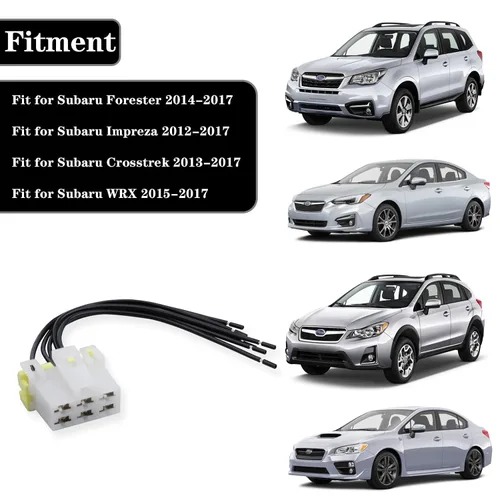 Vista 2 de Enchufe manual de la unidad de control de CA del calentador para Subaru Forester 2014-2017 Impreza 2012-2017 Crosstrek 2013-2017 WRX 2015-2017
