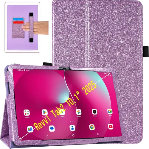 Vista 18 de ACdream Funda para Tablet T-Mobile Revvl Tab 2 de 10.1" Modelo 2025: 9185W (NO COMPATIBLE con Revvl Tab 5G de 10.36"), Funda Protectora Delgada
