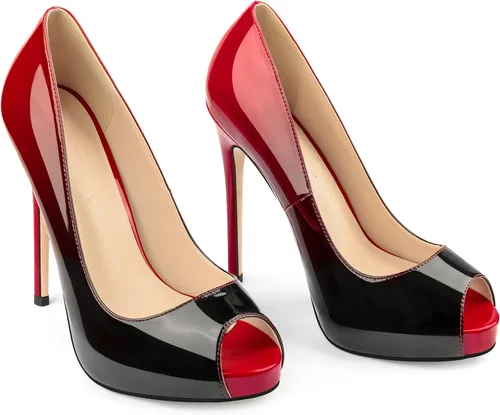 Vista 5 de Eithy Zapatos de tacón alto para mujer, plataforma para fiestas, uso diario