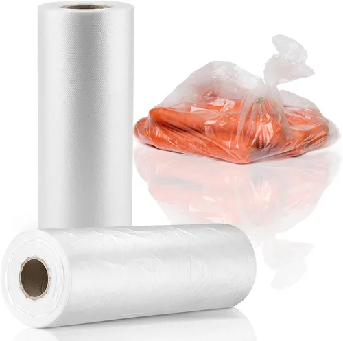 Vista 17 de Bolsas de almacenamiento de alimentos de 10 x 14 pulgadas, bolsa de plástico transparente, 500 unidades bolsa de plástico desechable para alimentos