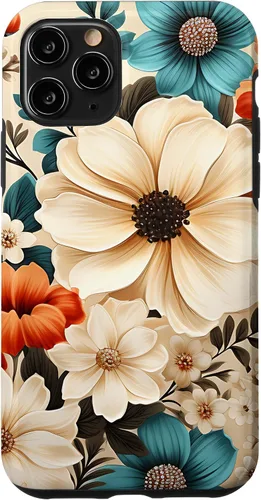 Vista 10 de Funda para iPhone 14 Mixed Flower Bouquet Floral Pattern Wildflowers