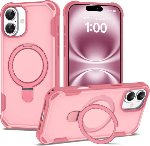 Vista 39 de Funda compatible con iPhone 12 y 12 Pro de 6.1 pulgadas con soporte de anillo magnético [protección militar contra caídas] [compatible con MagSafe]