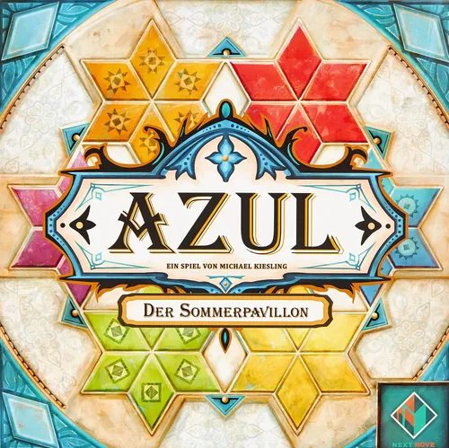 Vista 2 de Asmodee NMGD0005 Azul-El Cenador de Verano, Multicolor, Colorido, 1. Grundspiel