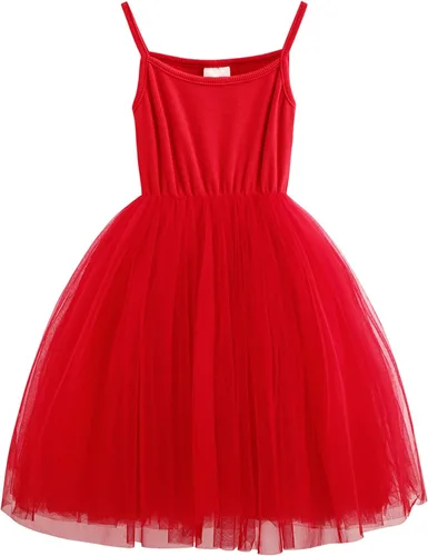 Vista 7 de Vestido de Tutú para Niñas Pequeñas, Vestido de Tul Sin Mangas, Estilo Princesa, Vestido de Fiesta de Verano Negro
