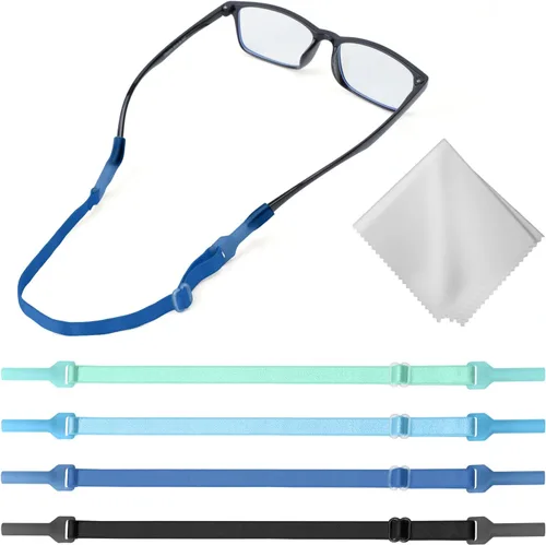 Vista 8 de Buyisgle Correa para Gafas de Niños - Cordones para Gafas de Sol Sin Cola para Niños Pequeños y Niñas - Soportes para Anteojos Alrededor del Cuello